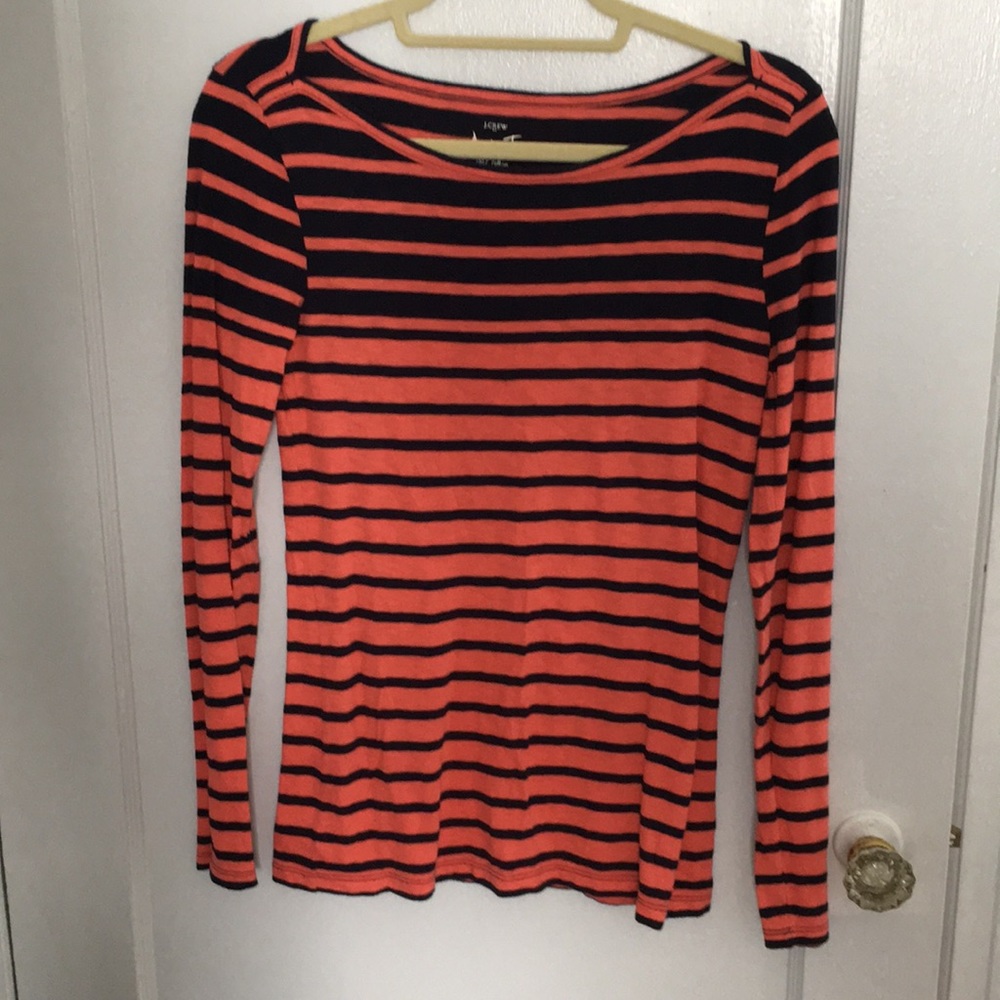 Jcrew long sleeved striped shirt